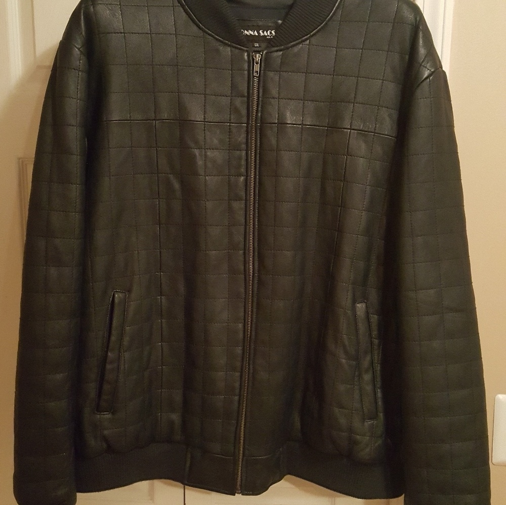 Donna Sacs leather Coat